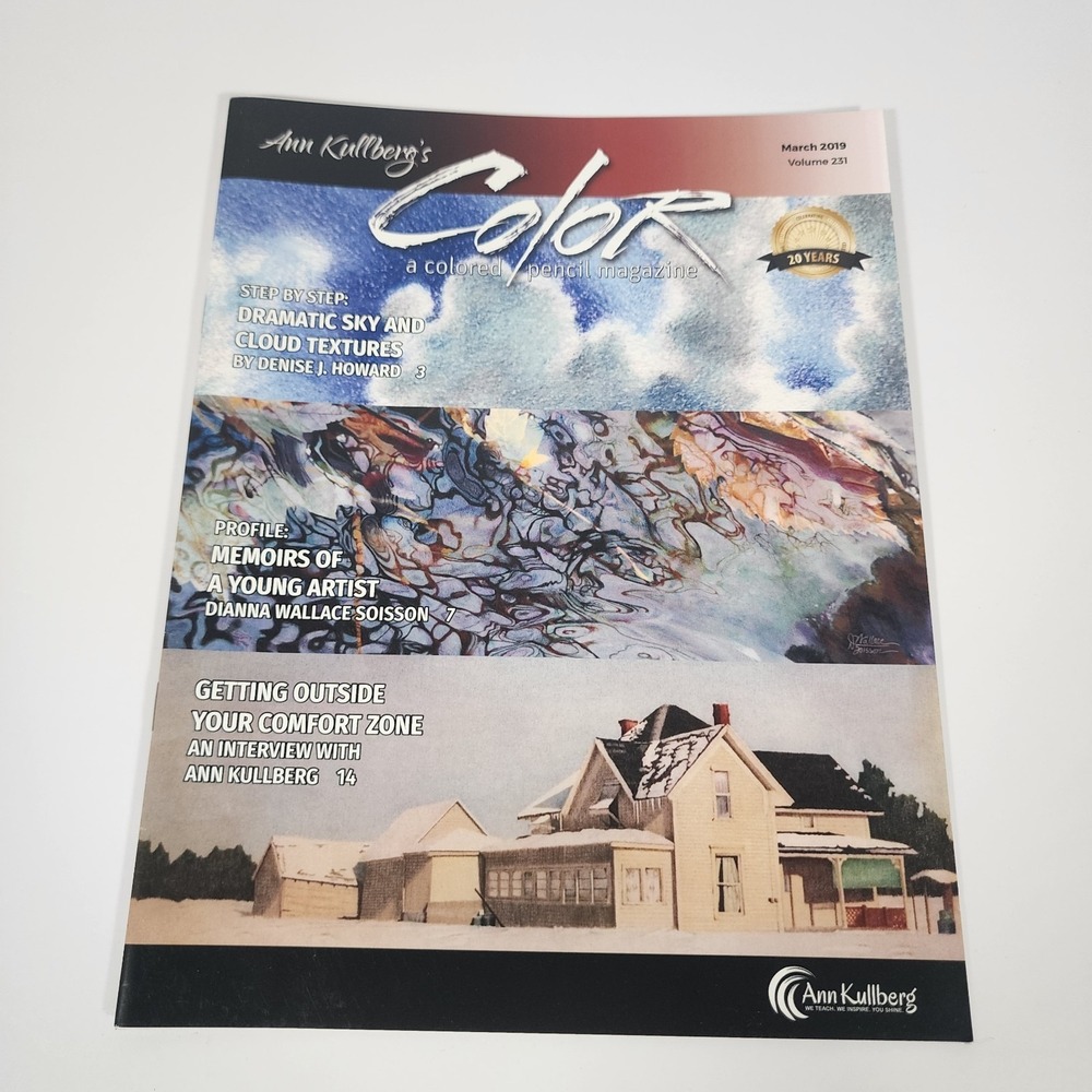 Color Magazine March 2019 By Ann Kullberg Colored Pencil Art